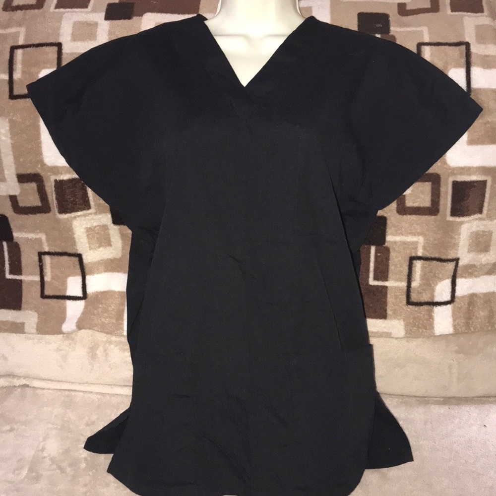 Fashion scrubs black size small scrub top 💕